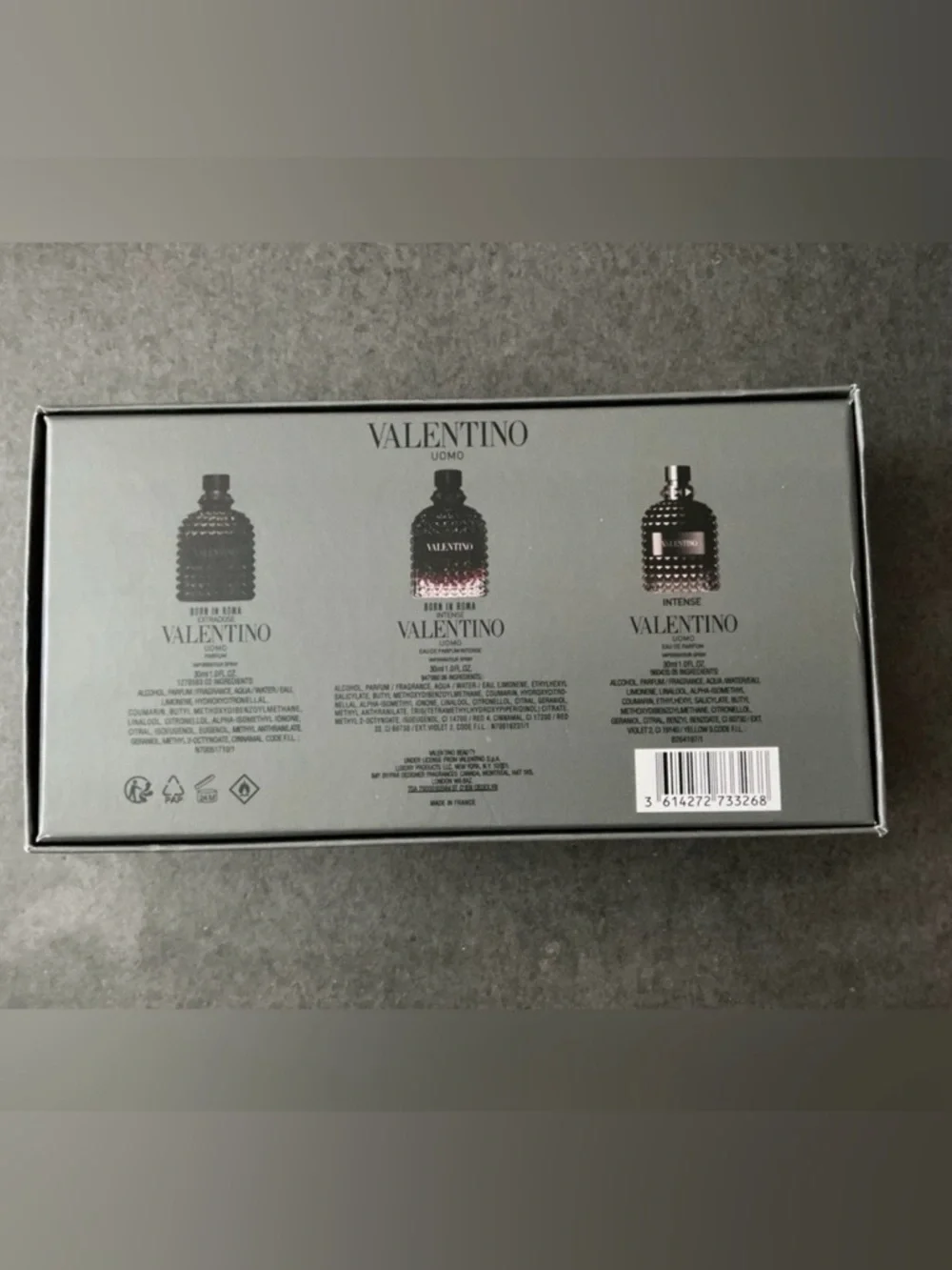 Valentino Uomo Fragrance Trio Set